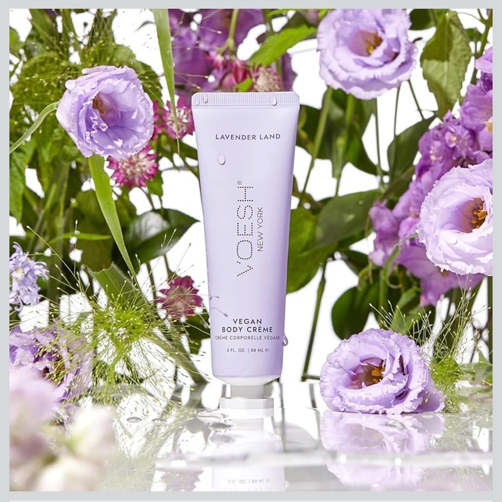 VOESH NEW YORK VEGAN BODY CREAM, LAVENDER LAND, 3 OZ  BRAND NEW SEALED